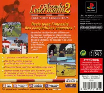 Alexandra Ledermann 2 - Equitation Competition (FR) box cover back